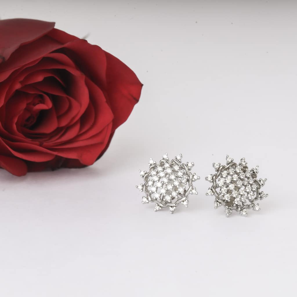 Silver Baguette Studs Sterling silver Silver Baguette Studs