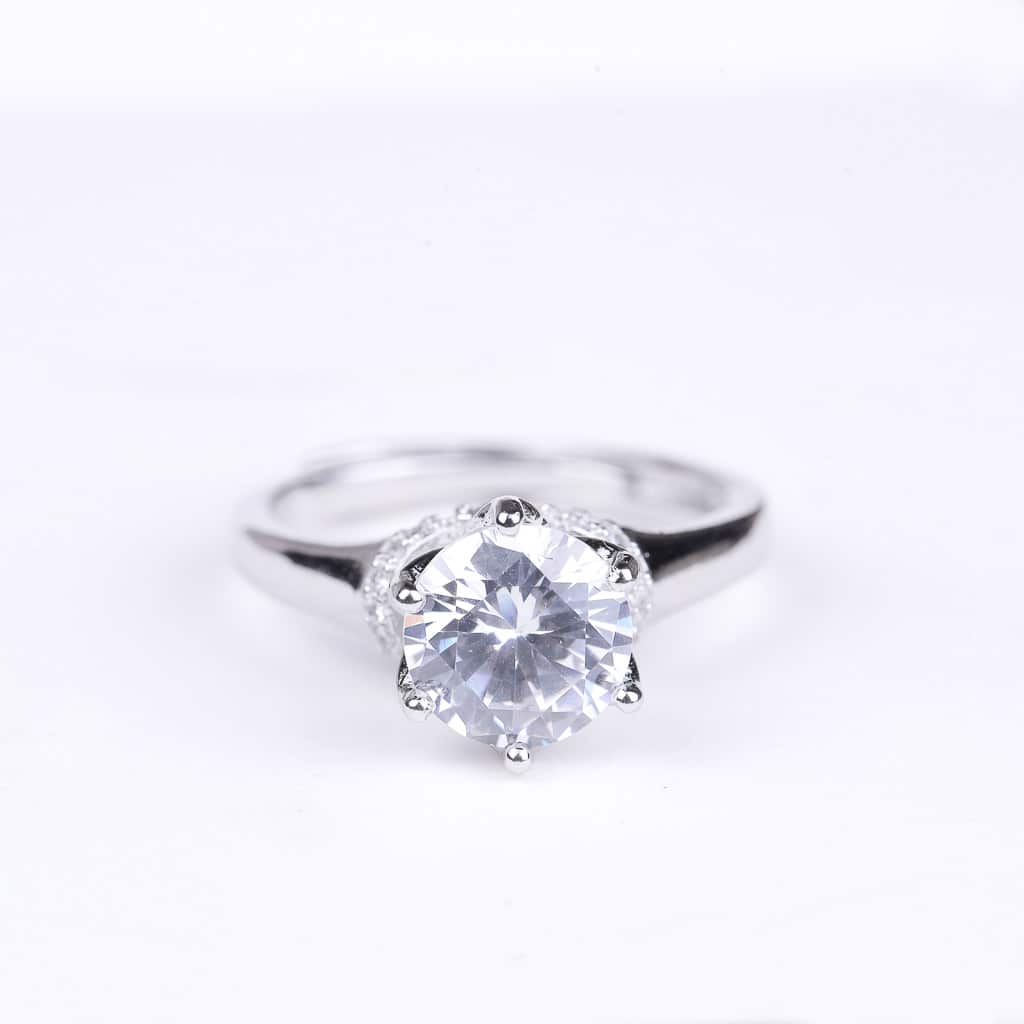 Silver Solitaire ring Silver Solitaire ring
